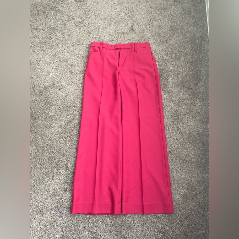 Banana Republic Lido Wide-Leg Italian Wool Trousers